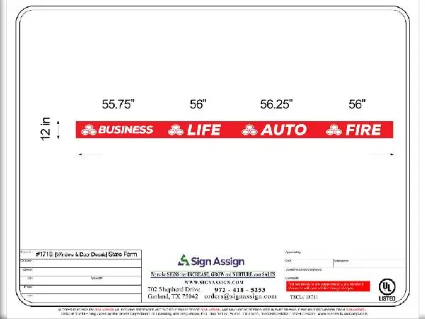 Proofsheet State Farm Logo Placement - Faraz Akbar