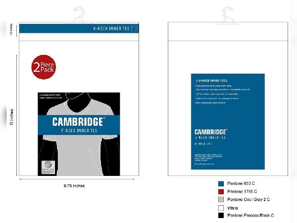 V Neck Tee Packaging - Faraz Akbar